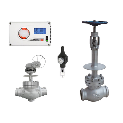 Dijital konumlandırıcı Flowserve Logix 520MD Hava Yağ Akışı Kapasite Kontrol Valf Yerleştiricisi