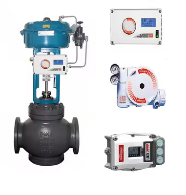 Flowserve 3200MD Valf Konumlayıcı, Akış Kontrol Valfı ve ASCO 551 Solenoid Valfı 67CFR Filtre Regülatörü ile