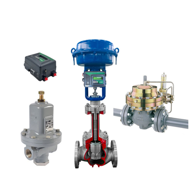 Tedarikçi stoklu Çin valf parçaları Fisher valf pozisyoner ve ASCO 210 solenoid valf ve 78-40 filtre basınç düzenleyicisi ile