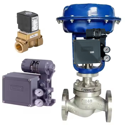 Yüksek kaliteli EMERSON Fisher 3582i Elektropneumatik Pozisyoner ve ASCO Çin Kontrol Valfi ile Solenoid Valfleri