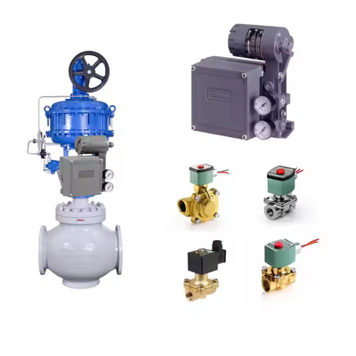 Pnömatik Kontrol Valfi Fisher 3582i Elektropnömatik Konumlandırıcı ve ASCO Solenoid Valfları ile