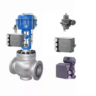 Pnömatik Kontrol Valfi Fisher 3582i Elektropnömatik Konumlandırıcı ve ASCO Solenoid Valfları ile