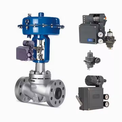 Fisher 3582 Valve Positioner ve Masoneilan78-80s Filtre Düzenleyicisi Rotork YT-300 Hacim Yükselticisi ile Çinli Kontrol Valfi