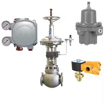 Valf pozisyoner Masoneilan SVi1000 Burkert solenoid valfi ve Çin marka kontrol valfleri için 78-40 hava filtre düzenleyicisi ile