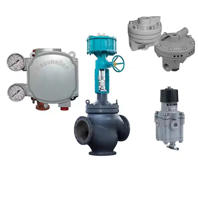 Çinli DN150 Kontrol Valvu ve Masoneilan SVI1000 Yerlendirici BR200 BR400 Pnömatik Güçlendirici 78-40 Basınç Düşükleyici Valf