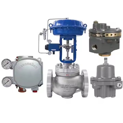 Çinli DN150 Kontrol Valvu ve Masoneilan SVI1000 Yerlendirici BR200 BR400 Pnömatik Güçlendirici 78-40 Basınç Düşükleyici Valf