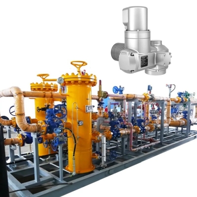 Basınç / Akış Kontrol Kaydırıcı SAR 07.2/SAR 16.2 Auma elektrikli aktüatör ve AC / AM kontrol ünitesi ile donatılmıştır.