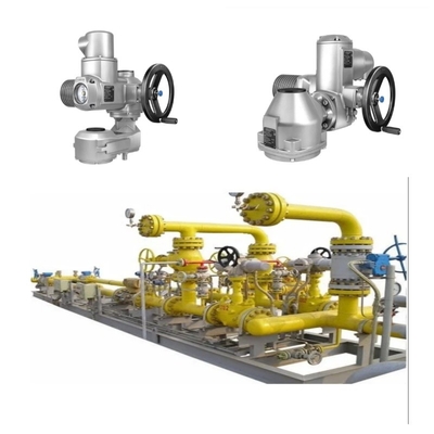 Valve Switching Skid bir Auma SA elektrikli aktüatör ve bir GK diş enerji kutusu ile donatılmıştır