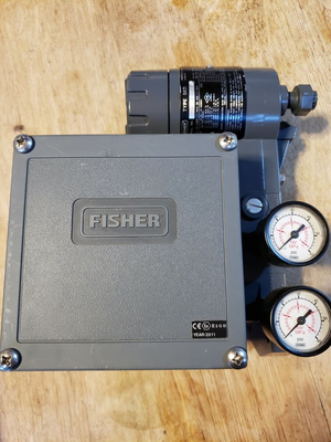 Fisher 3582i DVC6200 DVC2000 DVC510si akıllı valf konumlandırıcı ve ASCO solenoid valfi ile donatılmış Çin kontrol valfi
