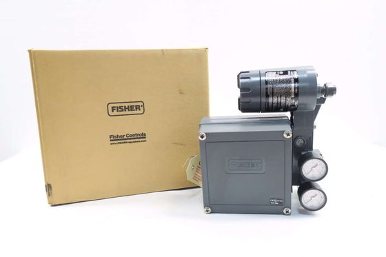 Fisher 3582i DVC6200 DVC2000 DVC510si akıllı valf konumlandırıcı ve ASCO solenoid valfi ile donatılmış Çin kontrol valfi