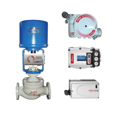 Pnömatik Kontrol Valfi Akış Servisi Logix 520MD DIGITAL HART VALVE POSITIONER ve ASCO Solenoid Valfi Stokta