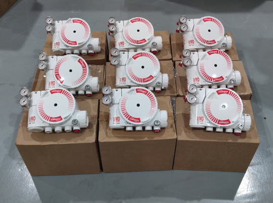 Pnömatik Kontrol Valfi Akış Servisi Logix 520MD DIGITAL HART VALVE POSITIONER ve ASCO Solenoid Valfi Stokta