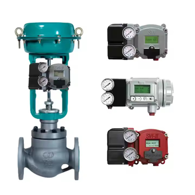 SVI2 Valve Positioner ve ASCO Solenoid Valve ile Çin düz açılı üst klavye stokta