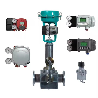 Masoneilan SVI2 Valve Positioner ile Çin Düz Köşeli Tip Üst Rehber Valf