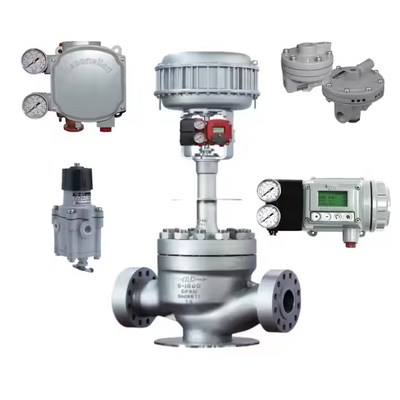 Masoneilan SVI2 Valve Positioner ile Çin Düz Köşeli Tip Üst Rehber Valf