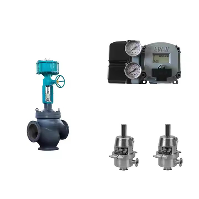 Çin (Paslanmaz Çelik) Kontrol Valfı Masoneilan SVI2-21123121 Valf Yerleştiricisi ve Fisher SR5 Sanitar Düzenleyicisi Kullanıyor