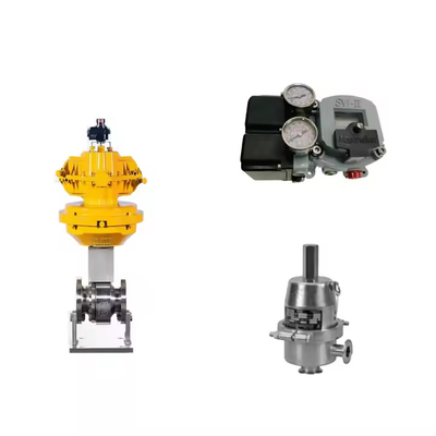 Çin (Paslanmaz Çelik) Kontrol Valfı Masoneilan SVI2-21123121 Valf Yerleştiricisi ve Fisher SR5 Sanitar Düzenleyicisi Kullanıyor