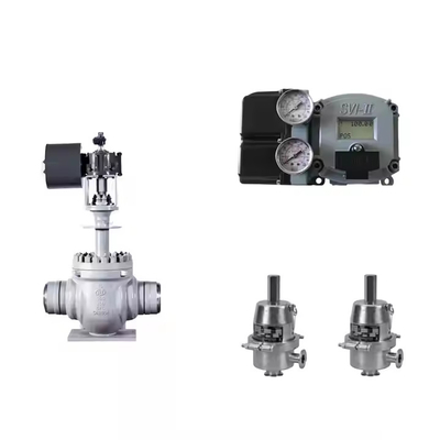 Çin (Paslanmaz Çelik) Kontrol Valfı Masoneilan SVI2-21123121 Valf Yerleştiricisi ve Fisher SR5 Sanitar Düzenleyicisi Kullanıyor