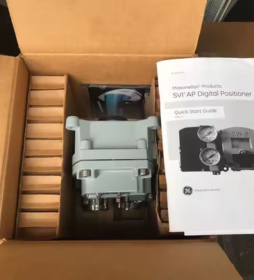 Karbon çelik kontrol valfi Masoneilan SVI2-21123111 Valf pozisyoner ve Emerson Fisher846 elektrikli dönüştürücüler kullanır.