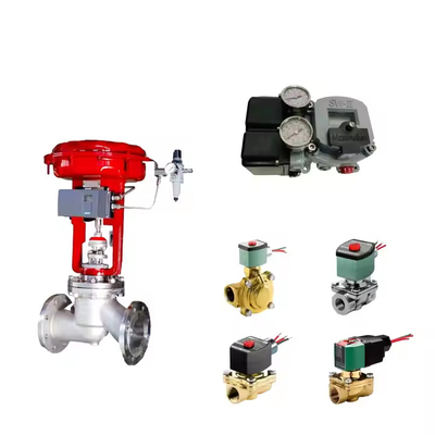 Masoneilan SVI2-21113121 Valve Positioner ve Emerson Asco L339 Serisi Evrensel Solenoid Valfi ile Çin Kontrol Valfi