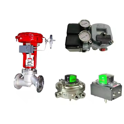 Masoneilan SVI2-21113121 Valve Positioner ve Emerson Asco L339 Serisi Evrensel Solenoid Valfi ile Çin Kontrol Valfi