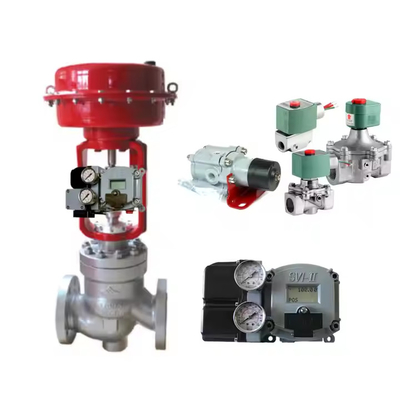 Masoneilan SVI2 SVI II Dijital Valf Konumlandırıcısı ile Çin Kontrol Valfi Booster B200/B400 Solenoid Valf Asco ile