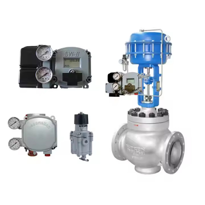 Masoneilan SVI2-AP Serisi Valve Positioner ve Fisher 846 Elektro Pnömatik Değiştiricisi ile Küre Valfi