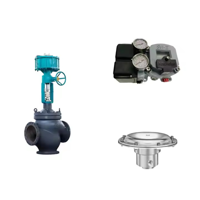 Masoneilan SVI2-21123111 konumlandırıcı ve Tescom 26-1100 basınç düzenleyici valfi ile sıcak satış pnevmatik kontrol valfi