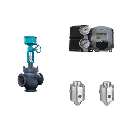 Masoneilan SVI2-21123111 konumlandırıcı ve Tescom 26-1100 basınç düzenleyici valfi ile sıcak satış pnevmatik kontrol valfi