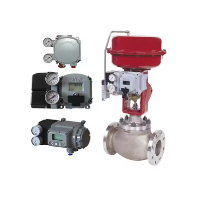Masoneilan SVI2-21123111 konumlandırıcı ve Fisher SR5 basınç düzenleyici valfi ile yüksek kaliteli pnevmatik kontrol valfi