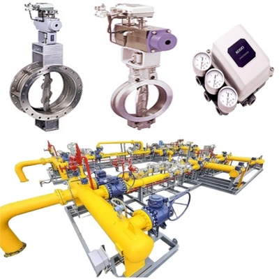 Basınç / Akış Kontrolü Kaydırma KOSO 600B/600S /610S Kontrol valfi 6300RA/5200TA pnevmatik baş EPA800 valf konumlandırıcı seti