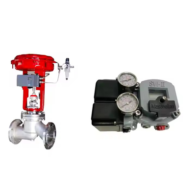 Çin'in Ünlü Wuzhong Pnömatik Kontrol Valfi Masoneilan Svi2 Ap-21113111 Pozisyoner ve ASCO Solenoid Valfi