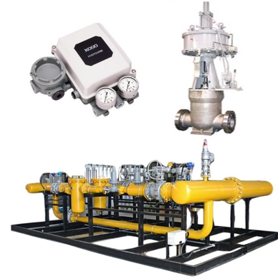 Akış Kontrol Valf Kayma ve KOSO 400H Kontrol Valfı 5200LA/6100LA Pnömatik Aktif Eklentisi EP800 Konumlandırıcı CL420/CL523 Kilit Valfı