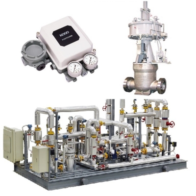 Akış Kontrol Valf Kayma ve KOSO 400H Kontrol Valfı 5200LA/6100LA Pnömatik Aktif Eklentisi EP800 Konumlandırıcı CL420/CL523 Kilit Valfı