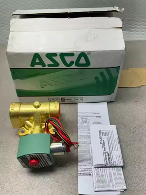ASCO 3/8 2/2 Way Positioner Solenoid Valve Bakır ve paslanmaz çelik gövde