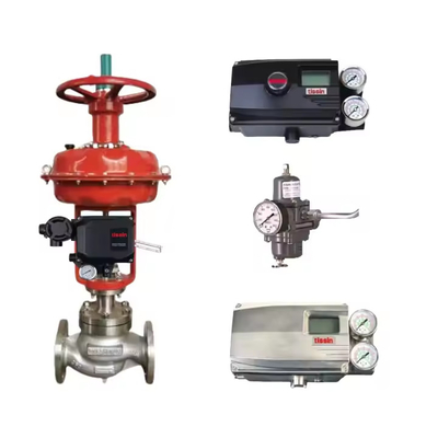 Stok tedarikçisi Tissin Valve Positioner TS600 TS800 SMC filtre düzenleyicisi Çinli aktüatör ile Kontrol Valfleri