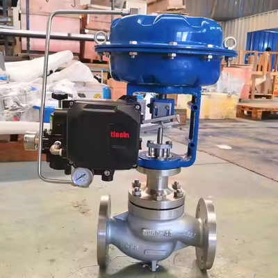 Stok tedarikçisi Tissin Valve Positioner TS600 TS800 SMC filtre düzenleyicisi Çinli aktüatör ile Kontrol Valfleri