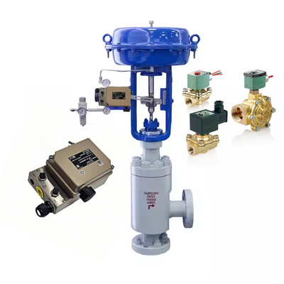 tedarikçi stok parçaları samson serisi tür 4763 elektropneumatik konumlandırıcı burkert solenoid valfi ile çin marka valfi için