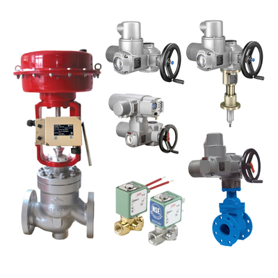 AUMA SA 07.2 - 16.2 SAREx 25.1 - 40.1 SAMSON 4763 Kontrol Valfi ve ASCO Solenoid Valfi Stokta