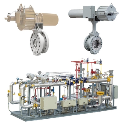 Basınç ve Akış Kontrolü, 3730 Valve Positioner ile birlikte Samson 43 Serisi Pnömatik Kelebek Valfleri ile birlikte