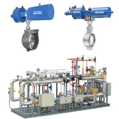 Basınç ve Akış Kontrolü, 3730 Valve Positioner ile birlikte Samson 43 Serisi Pnömatik Kelebek Valfleri ile birlikte