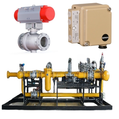 Samson Valve Model 44-11 Solenoid Valve Model 3962, ve Bir Limit Switch Model 4747 ile donatılmış Valve Switch Skid