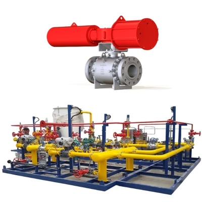 Samson Valve Model 44-11 Solenoid Valve Model 3962, ve Bir Limit Switch Model 4747 ile donatılmış Valve Switch Skid