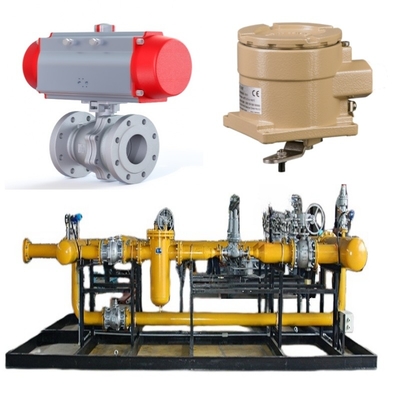 Samson Valve Model 44-11 Solenoid Valve Model 3962, ve Bir Limit Switch Model 4747 ile donatılmış Valve Switch Skid