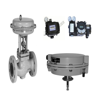 Samson 3241 Globe Valve ve 3271 Pneumatik Aktüatör, Yerel üretimde üretilen Valve Positioner ile donatılmış.