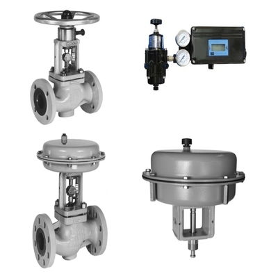 Samson 3241 Globe Valve ve 3271 Pneumatik Aktüatör, Yerel üretimde üretilen Valve Positioner ile donatılmış.