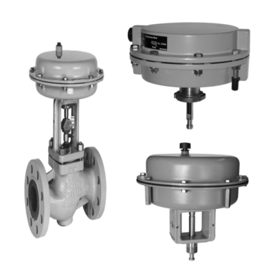Samson 3241 Globe Valve ve 3271 Pneumatik Aktüatör, Yerel üretimde üretilen Valve Positioner ile donatılmış.
