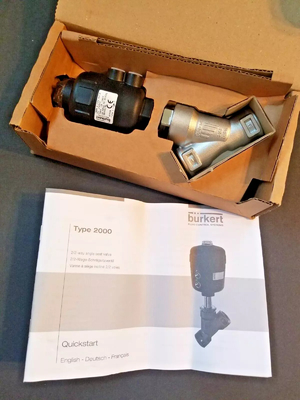 Almanya Orijinal Burkert VALVE 2/2 yönlü açılı koltuk valfi stokta