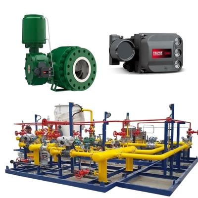 FisherV280 Kontrol Valfi 1061Actuator Fisher DVC7K veya DVC6200 Valf Pozisyoner ile Valf Değiştirme Kaydırma