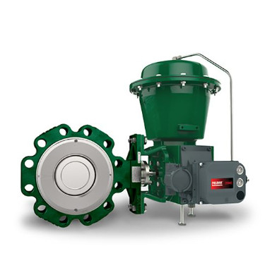 Fisher 8590 kelebek valfi 2052 aktüatörü ve DVC6200 akıllı valf denetleyicisi ile valf değiştirme kaydırma